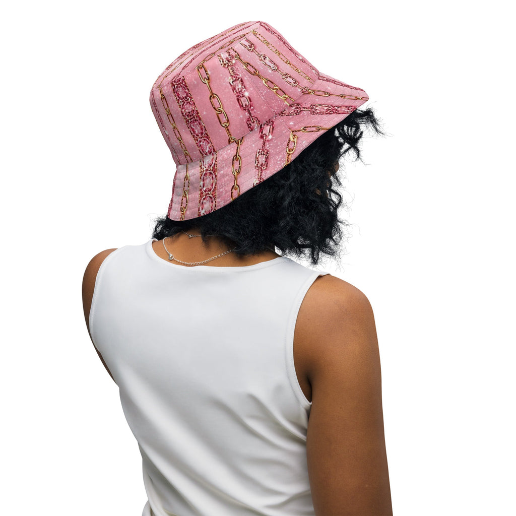 Luxury Chain Bucket Hat – Glam Streetstyle Sonnenhut | Gold Chain Design | Boss Babe Statement Hat - CGE Teddy Couture