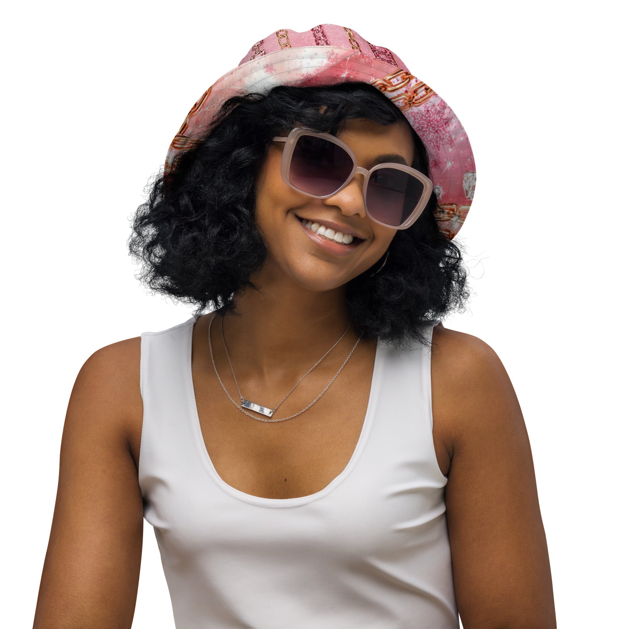 Luxury Chain Bucket Hat – Glam Streetstyle Sonnenhut | Gold Chain Design | Boss Babe Statement Hat - CGE Teddy Couture